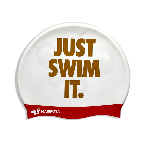 Just Swim It. Silicone Swim Cap